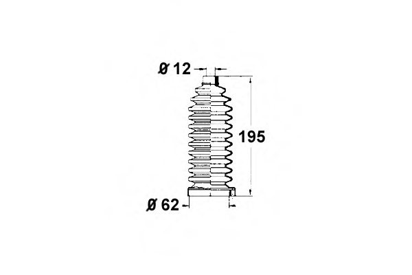OCAP 1211286 Bellow, steering